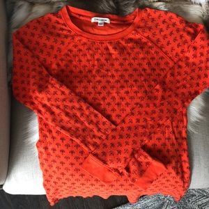 Billbong long sleeve waffle knit thermal shirt